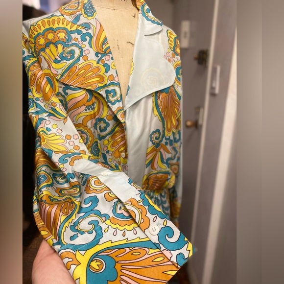 LANVIN Floral Printed Long Dress Runway - Picture 3 of 12